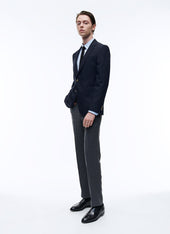 Wool Canvas Blazer Jacket