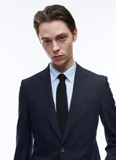 Wool Canvas Blazer Jacket