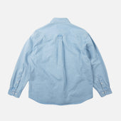 Bleached Denim Utility Shirt Light