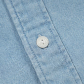 Bleached Denim Utility Shirt Light