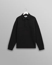 Blen - Black Organic Cotton Rugby Shirt