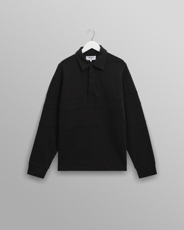 Blen - Black Organic Cotton Rugby Shirt