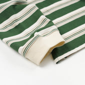 Block Stripe L S T Shirt Dark Green