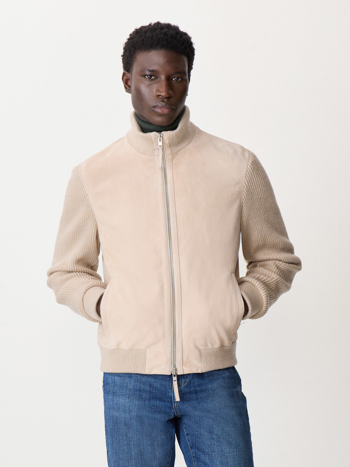 Blouson Bi Mati Re Beige