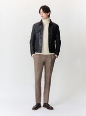 Blouson En Cuir Noir
