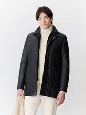 Veste En Cuir Noir