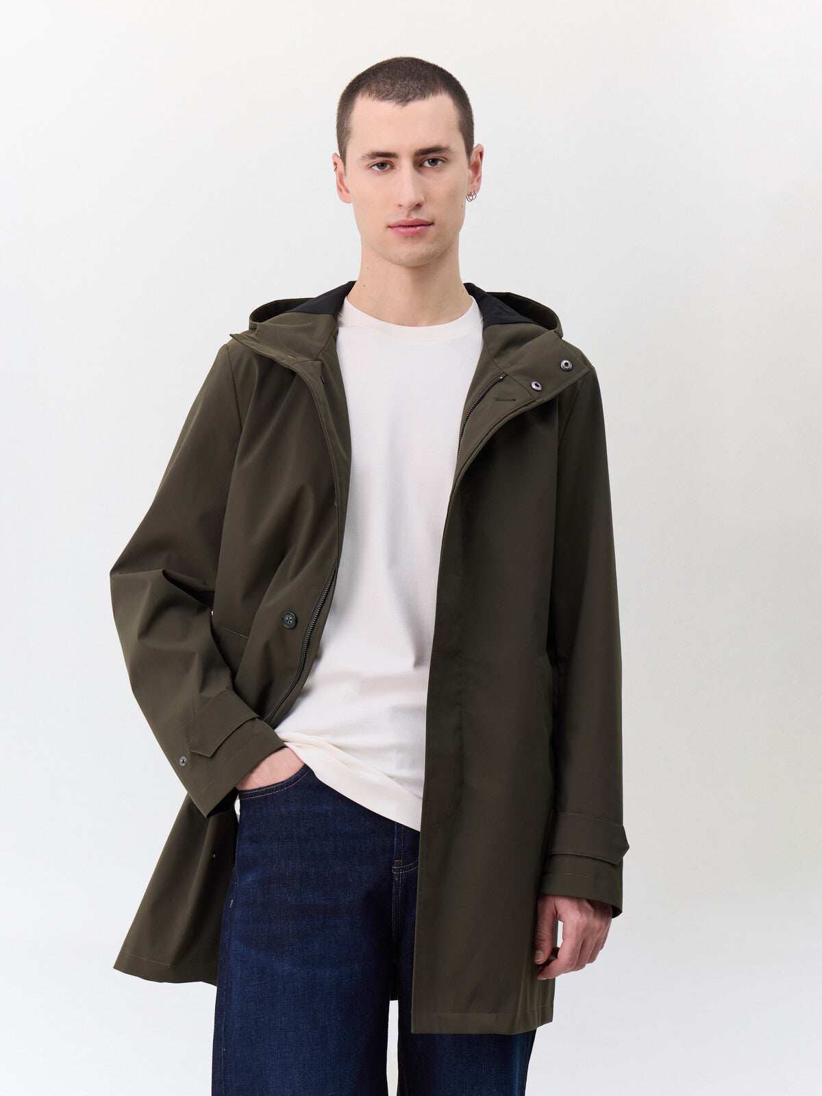 Parka Kaki Capuche