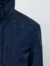 Parka L G Re Bleu Marine Capuche