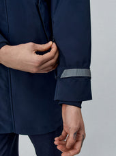 Parka L G Re Bleu Marine Capuche