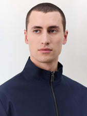 Blouson R Versible Bleu Marine Et Noir