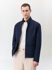 Blouson réversible bleu marine et noir