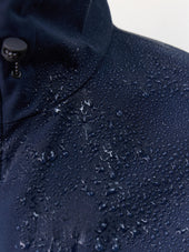 Parka Bleu Marine Capuche