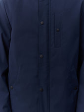 Parka Bleu Marine Capuche