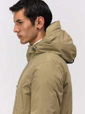 Parka Beige Capuche