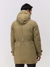 Parka Beige Capuche