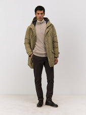 Parka Beige Capuche