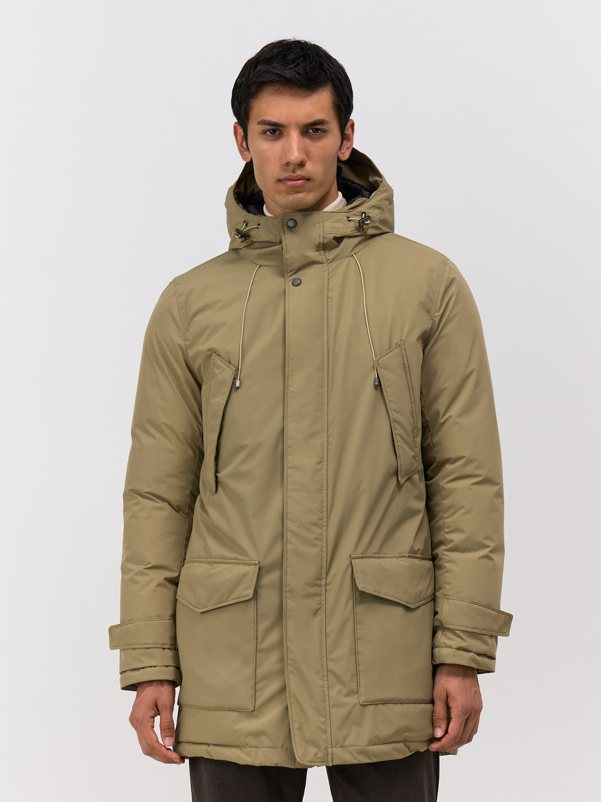 Parka Beige Capuche