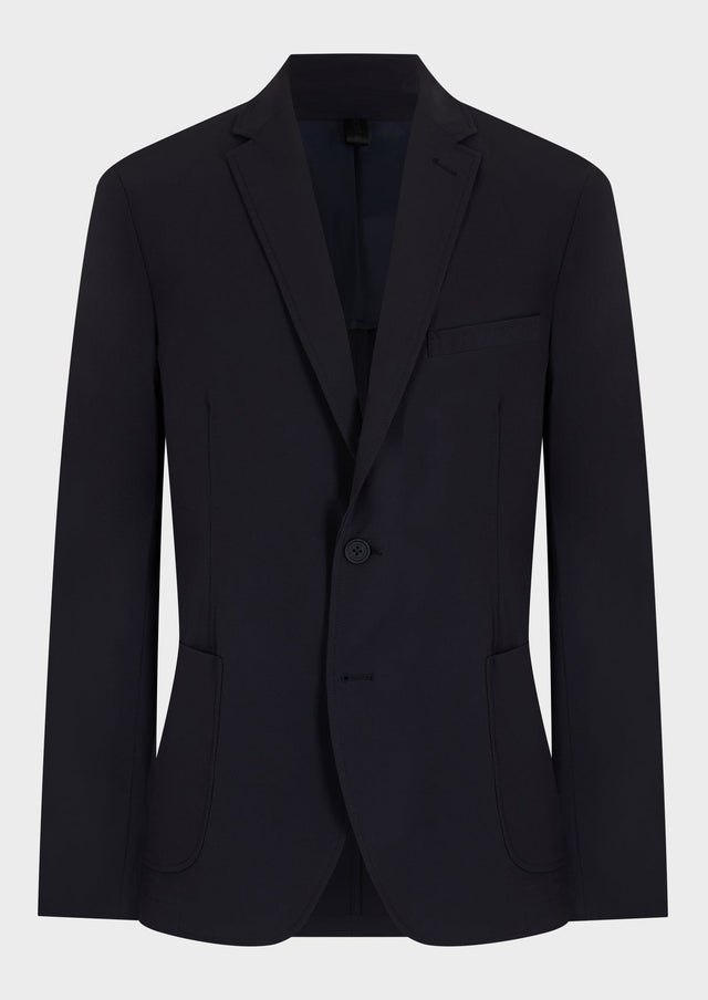 Veste casual Splendide unie bleu marine