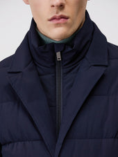 Veste Matelass E Bleu Marine Parementure Amovible