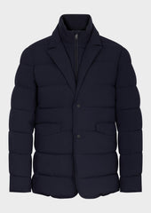 Veste Matelass E Bleu Marine Parementure Amovible