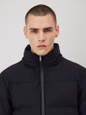 Parka Matelass E Noire Capuche Amovible
