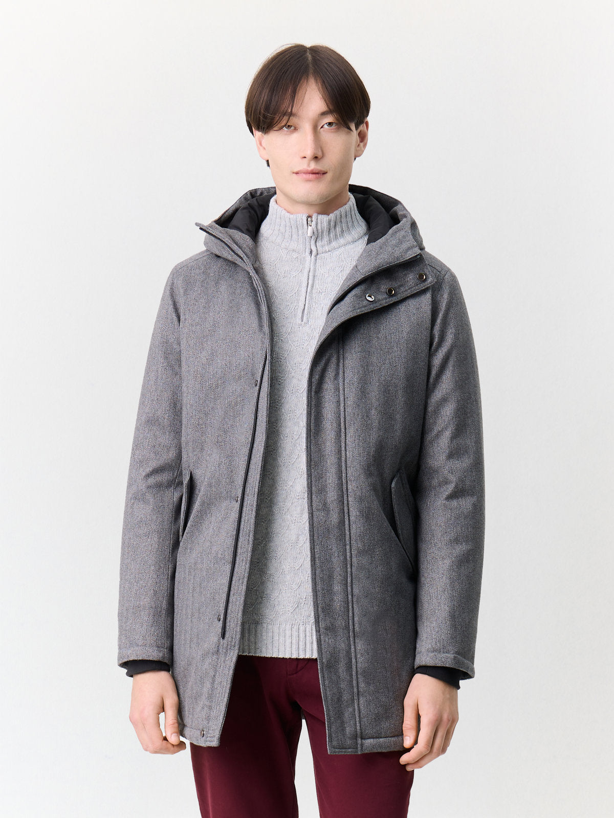 Parka Anthracite Capuche