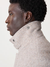 Blouson Beige Col Sherpa