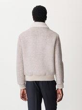 Blouson Beige Col Sherpa