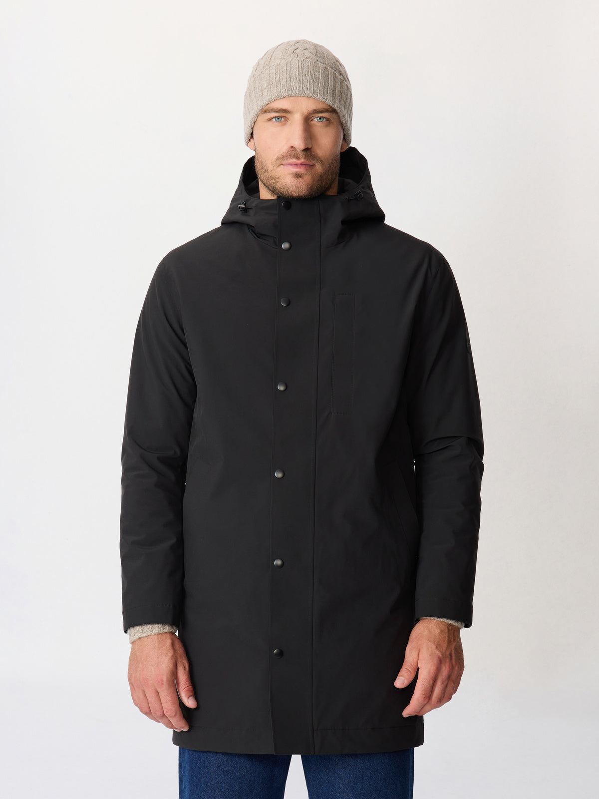 Parka Noire Capuche
