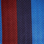 Burgundy Navy Block Stripe Silk Tie