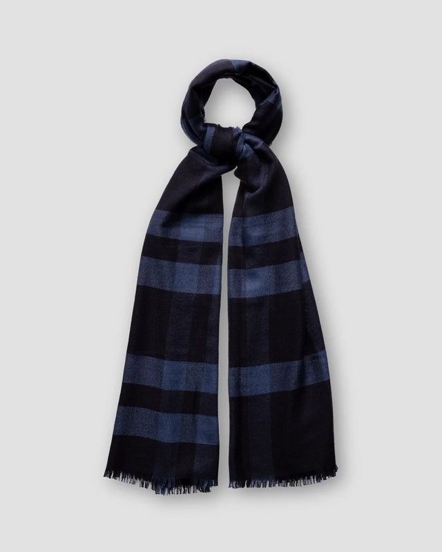 Blue Cashmere & Silk Scarf