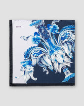 Chandelier Print Silk Pocket Square
