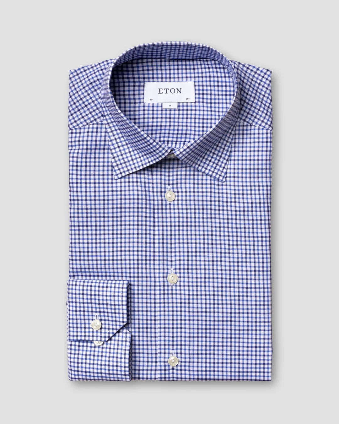 Check Twill Shirt Eton
