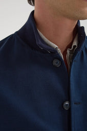 Cotton And Silk Bomber Made In Italy