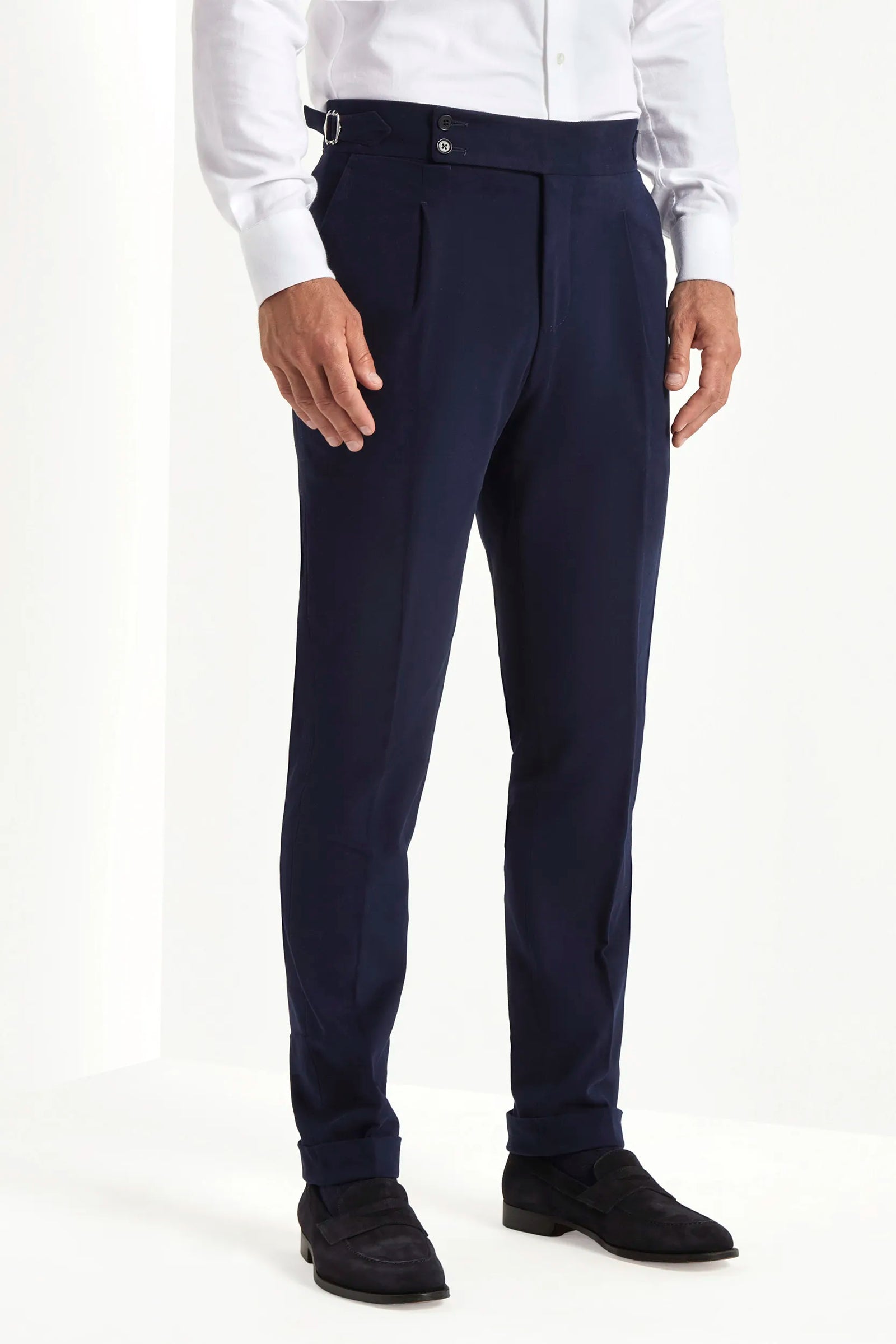 Cotton Soragna Trousers Made In Italy