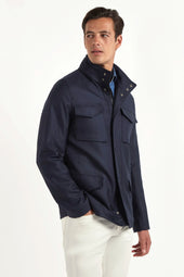 Blue field jacket - Made in Italy