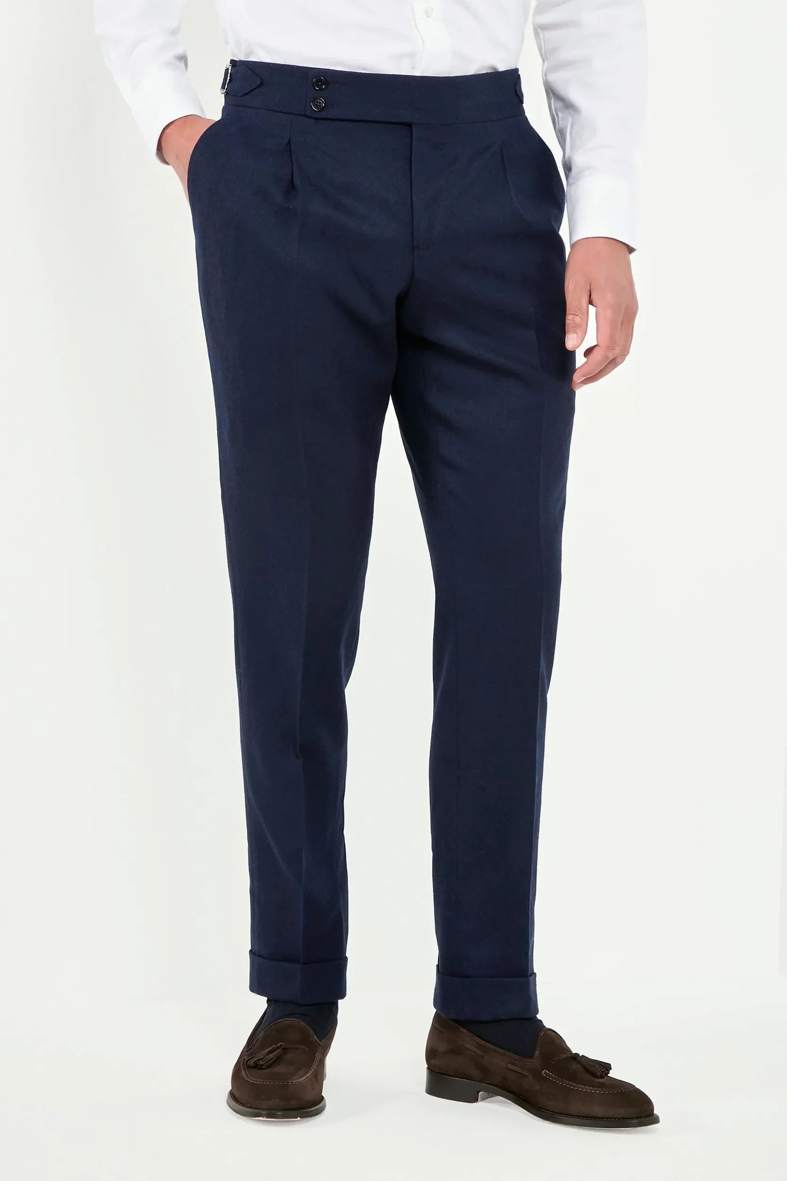 Flannel Soragna Trousers Made In Italy