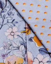 Floral Print Cotton Tie
