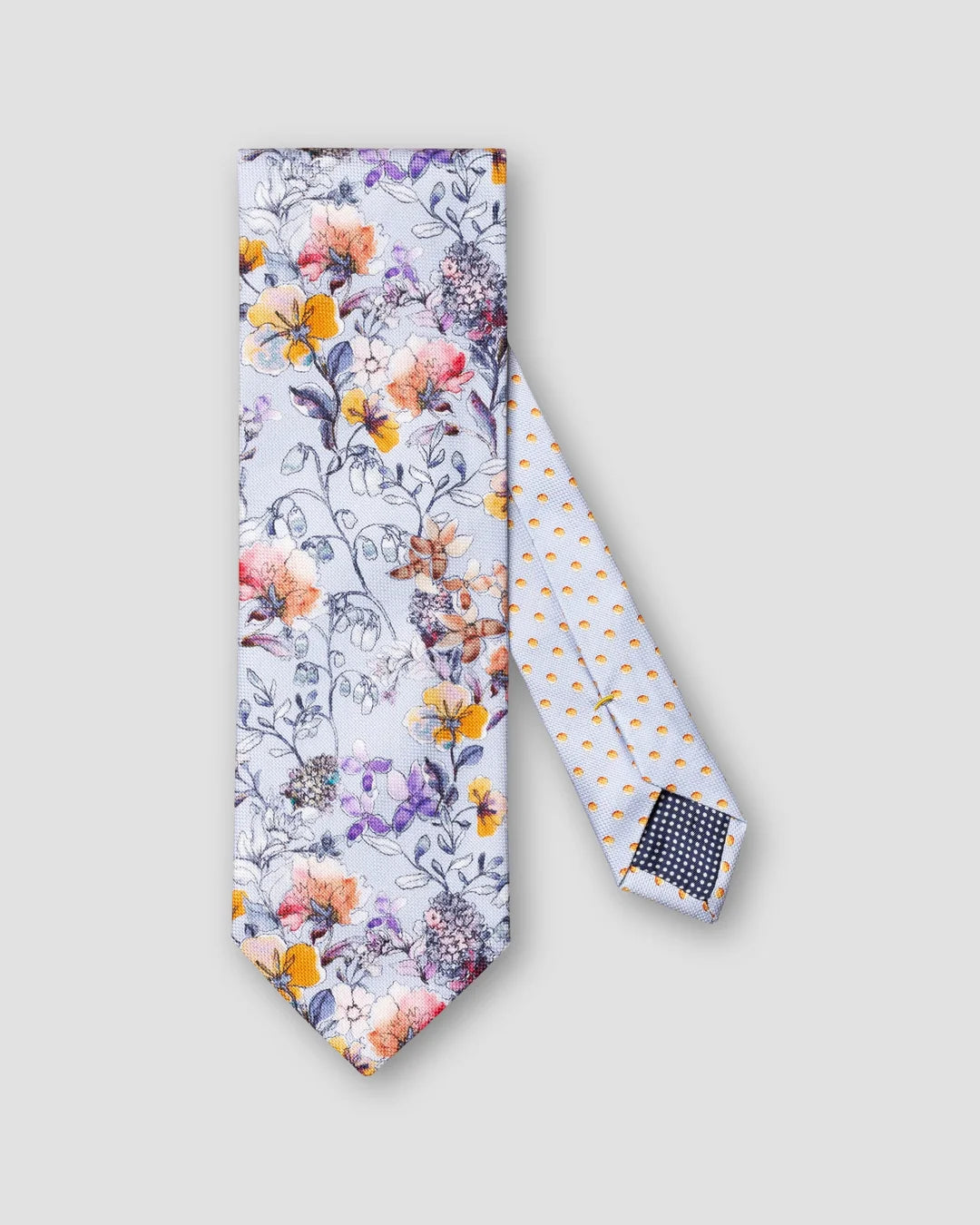 Floral Print Cotton Tie