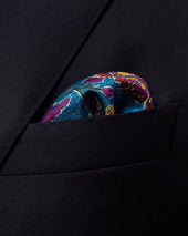 Floral Silk Pocket Square