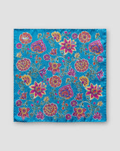 Floral Silk Pocket Square