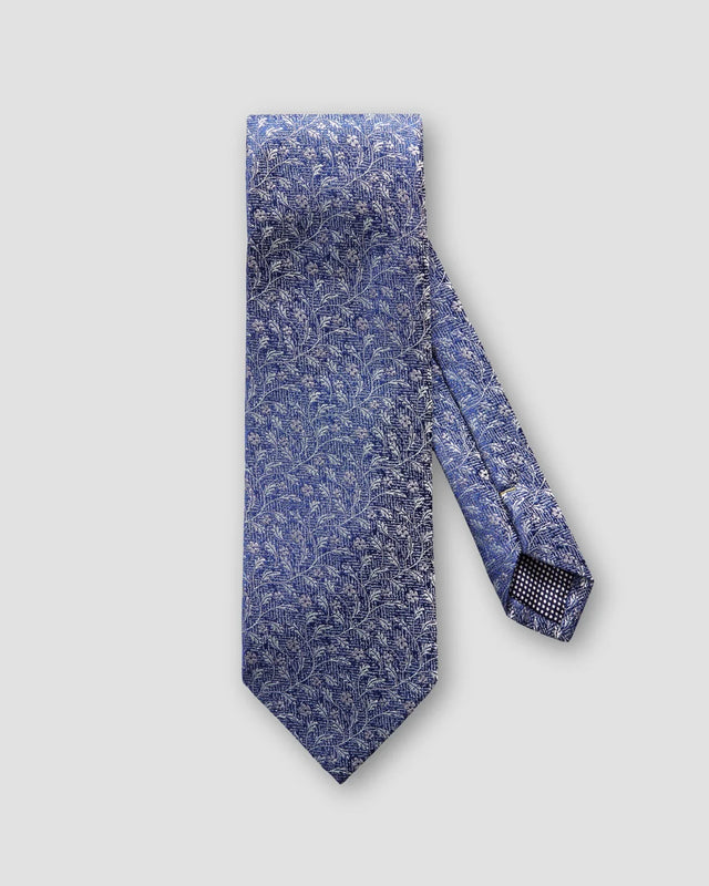Blaue Krawatte mit Blumenmuster - Eton
