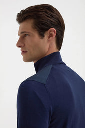 Wool Knit Bomber Made In Italy