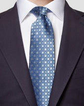 Geometric Silk Tie