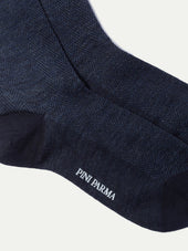 Herringbone Short Socks Made In Italy