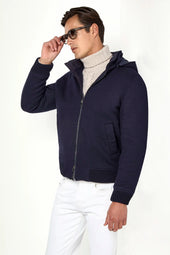 Hooded Bomber Made In Italy
