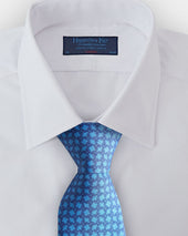Interlocking Links Printed Silk Tie