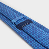 Interlocking Links Printed Silk Tie