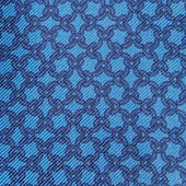 Interlocking Links Printed Silk Tie