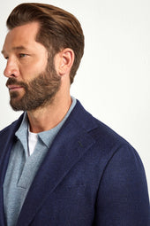 Jacket In Wool And Cashmere Made In Italy